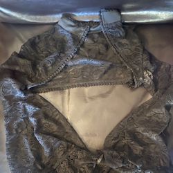 Victorian Gothic shawl Made With Lace 