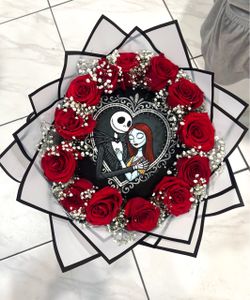 Jack and sally bouquet