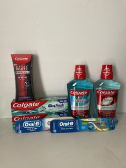 Oral Care Bundle Toothpaste, Mouthwash