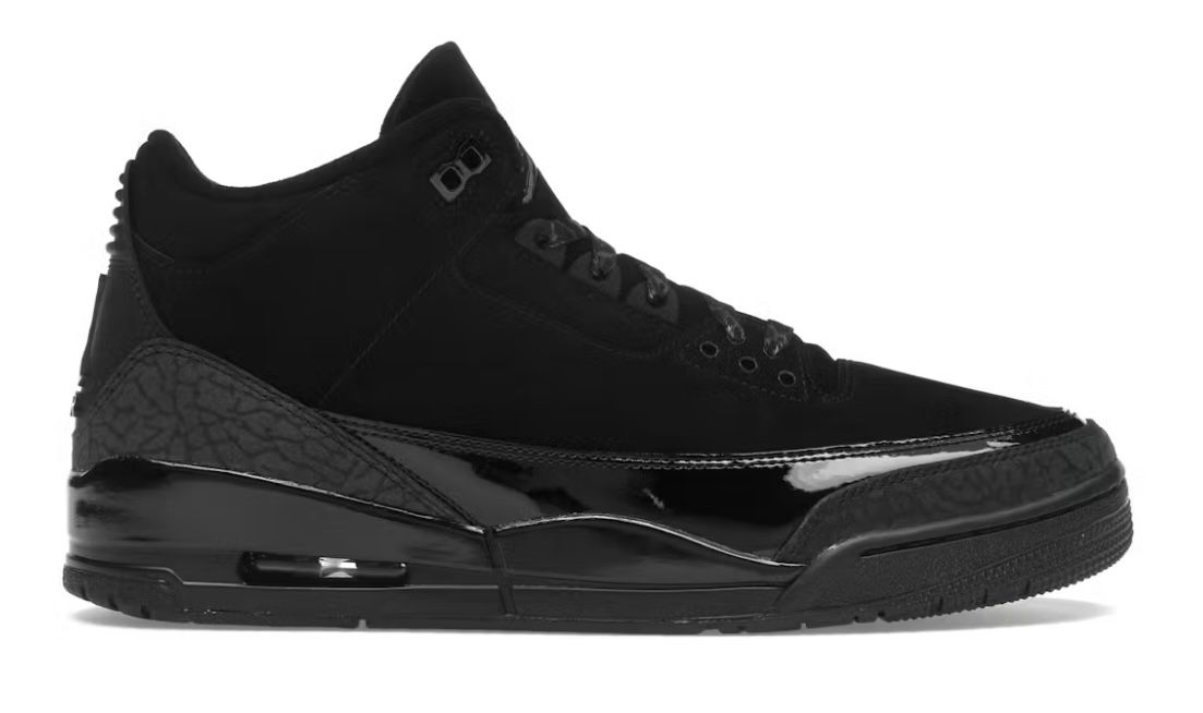 Nike Air Jordan 3 Black Cat Size 11.5 Men