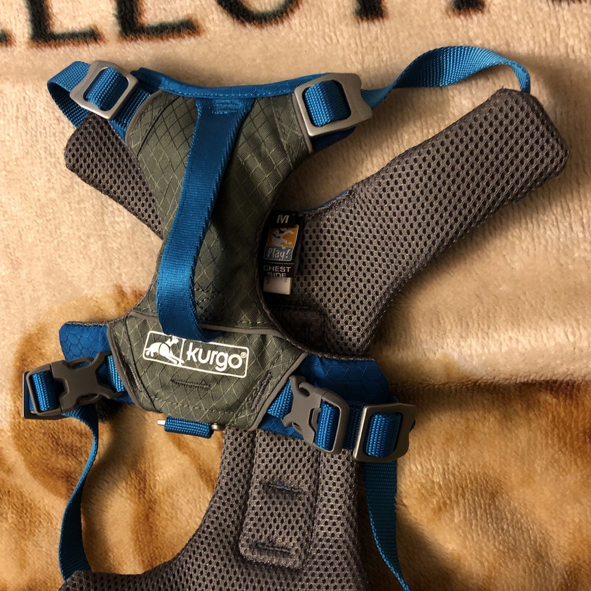 Kurgo Medium Dog Harness Blue NEW