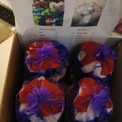 Set Of 22 Satin Scrunchies In 22 Colors