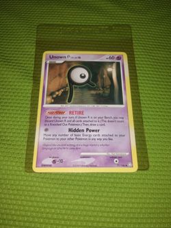 Near Mint 2008 Pokémon - Unown R Game Card - 77/146