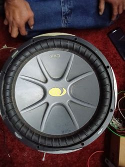 Kickers cvx15 4ohm 1 coil built to thump