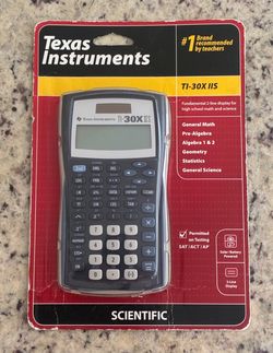 Texas Instruments TI-30XIIS Scientific Calculator Solar/Battery Handheld - New