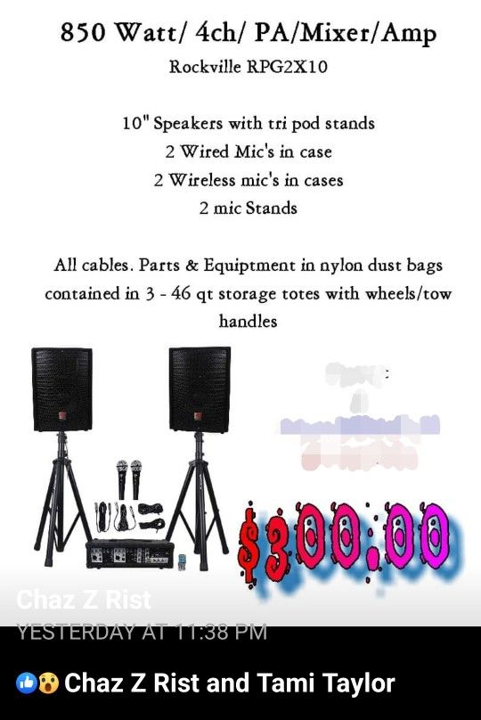 COMPLETE SOUND SYSTEM FOR SALE! for Sale in Redlands, CA OfferUp