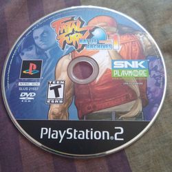 SNK -Fatal Fury Collection For Ps2 Classic !