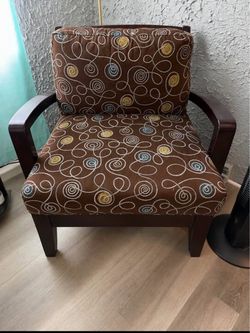 Accent Chair with Wood Frame