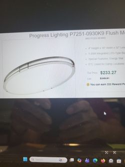 LED flush mount light