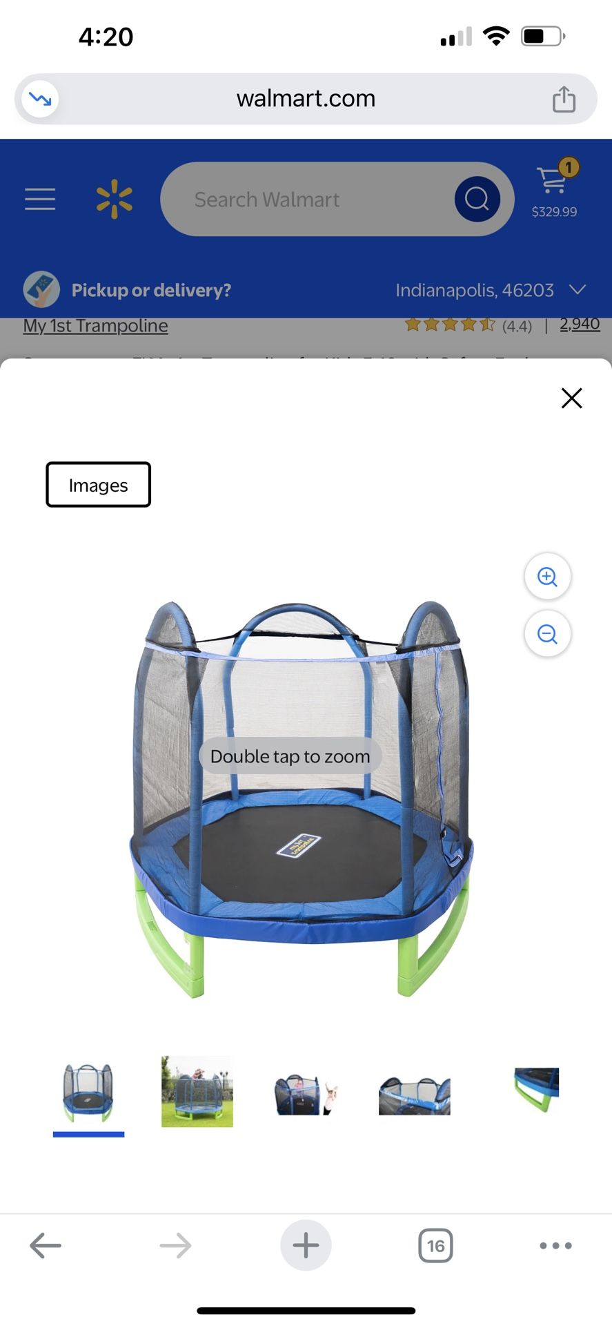 7’ My First Trampoline For Kids 3-10