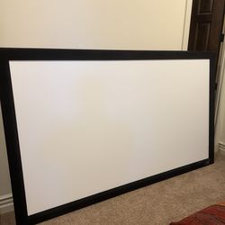 Projector and 100” SI 1080P Theater Screen with frame