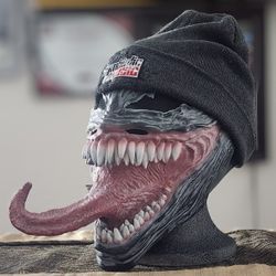 GREY SYMBIOTIC MUSIC  BEANIE 