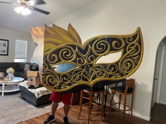 Masquerade Mask Cardboard Cutout