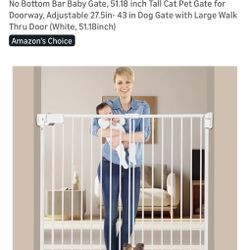 Baby Gate/Pet Gate 51 1/8” Tall