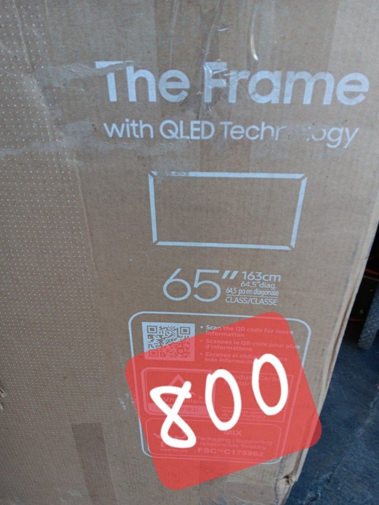 SAMSUNG 65"INCH QLED 4K THE FRAME TV LS03D