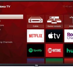 55” TCL ROKU HD 4k TV