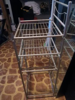 Laundry storage shelf