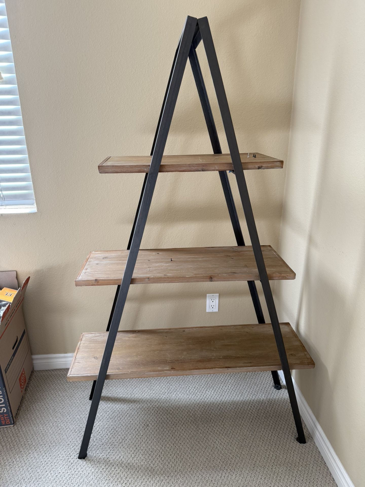3 Tier Ladder Bookshelf A Frame