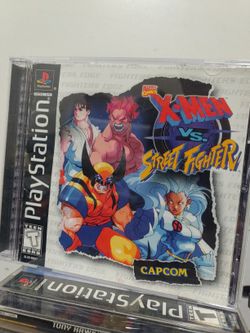 X-Men Vs Street Fighter PS1 