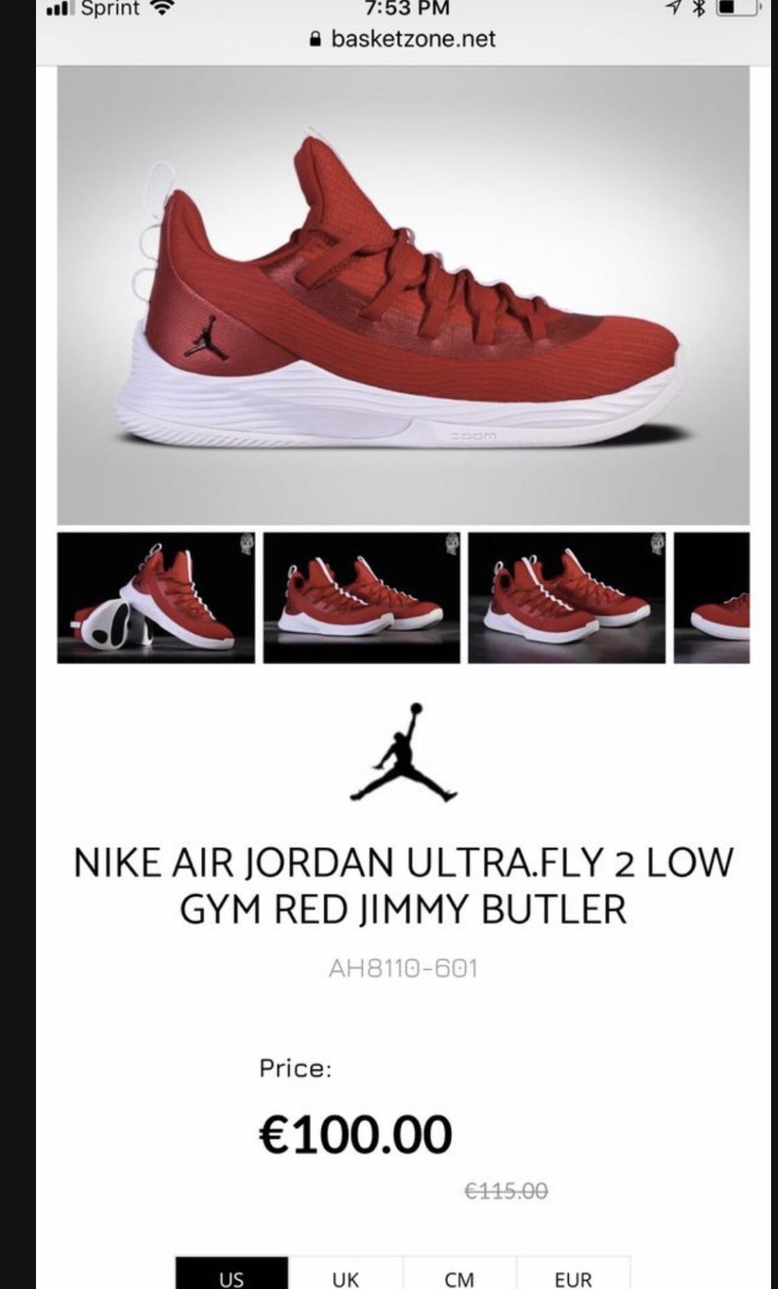 Nike Air JORDAN ULTRA FLY size New Never Used