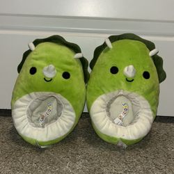Squishmallows Kids Slippers Plush dino 