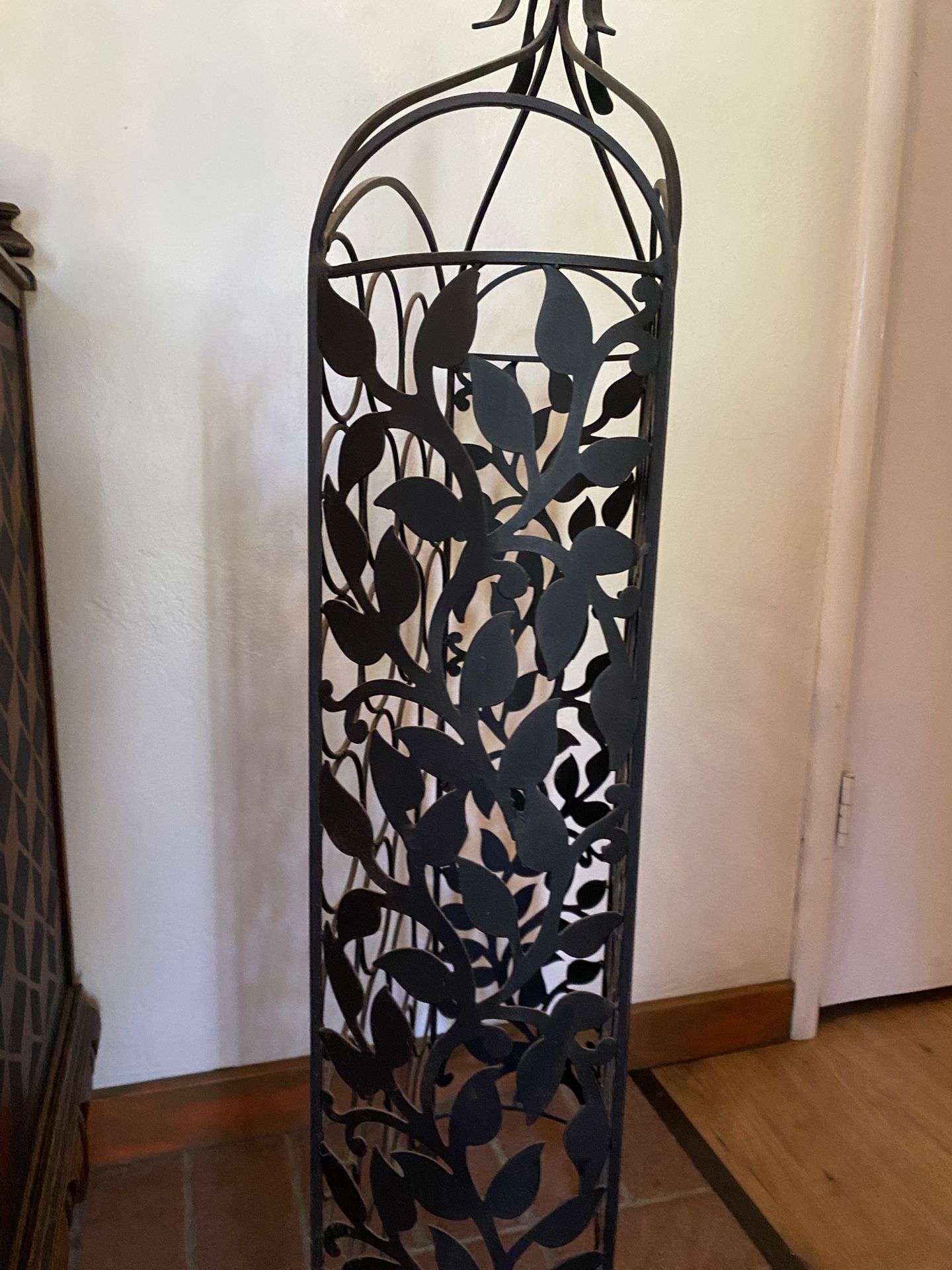 Beautiful Iron Wine Rack