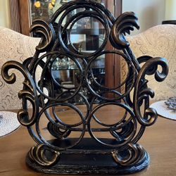 Iron Wine Rack 