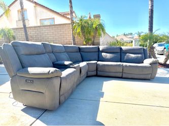 Zakary Fab Power Reclining Sectional – Costco