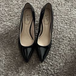 New Life Stride Soft System Black Heels Size 8.5W