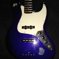 Square Jazz Bass With New Ernie Ball Strings And New Bridge 