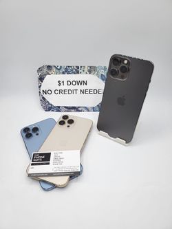 Apple iPhone 13 Pro Max 5G 128GB Unlocked For All - 90 DAY WARRANTY - $1 DOWN - NO CREDIT NEEDED 