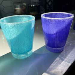 2 Acrylic Drinking Glasses