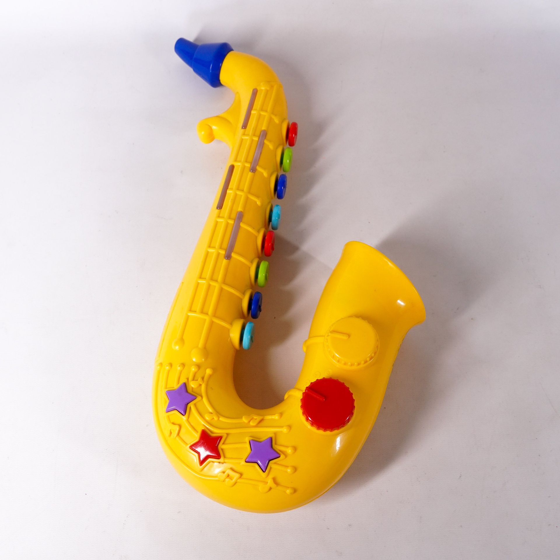 15.5" Winfun Electronic Saxophone Toy Yellow Winfat Industrial *Untested*