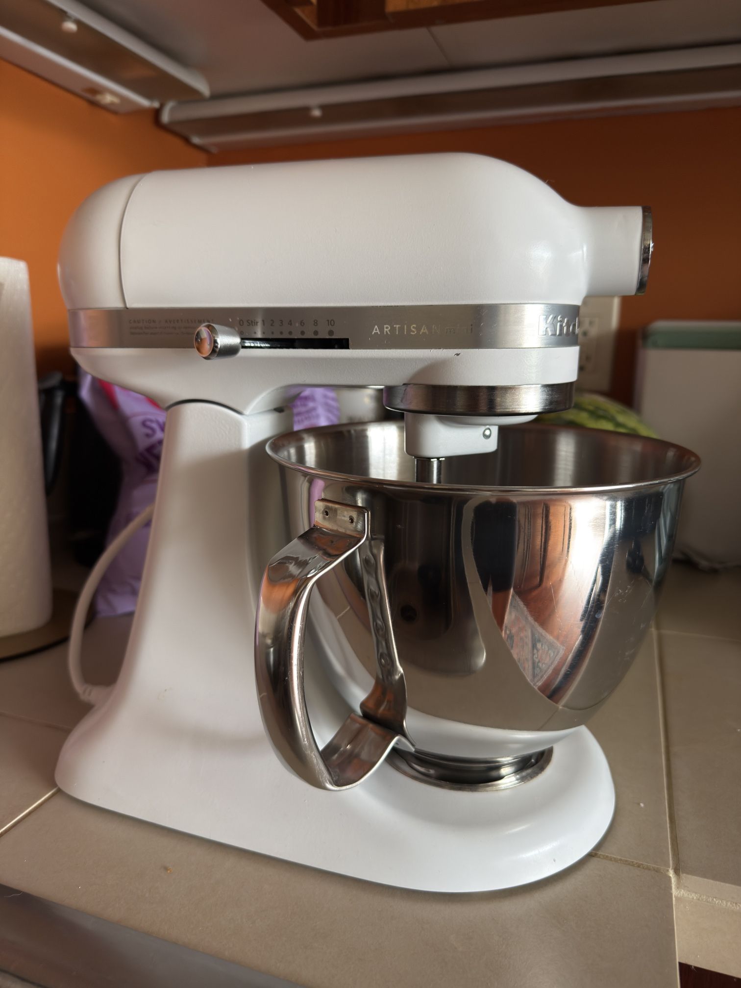 Mini Artisan Kitchen Aid With Attachments & Accessories