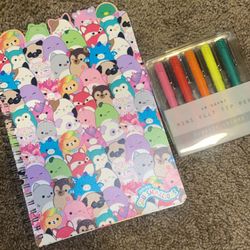 Squishmallow Journal And Pens