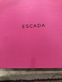 Gorgeous Escada Black Leather Handbag