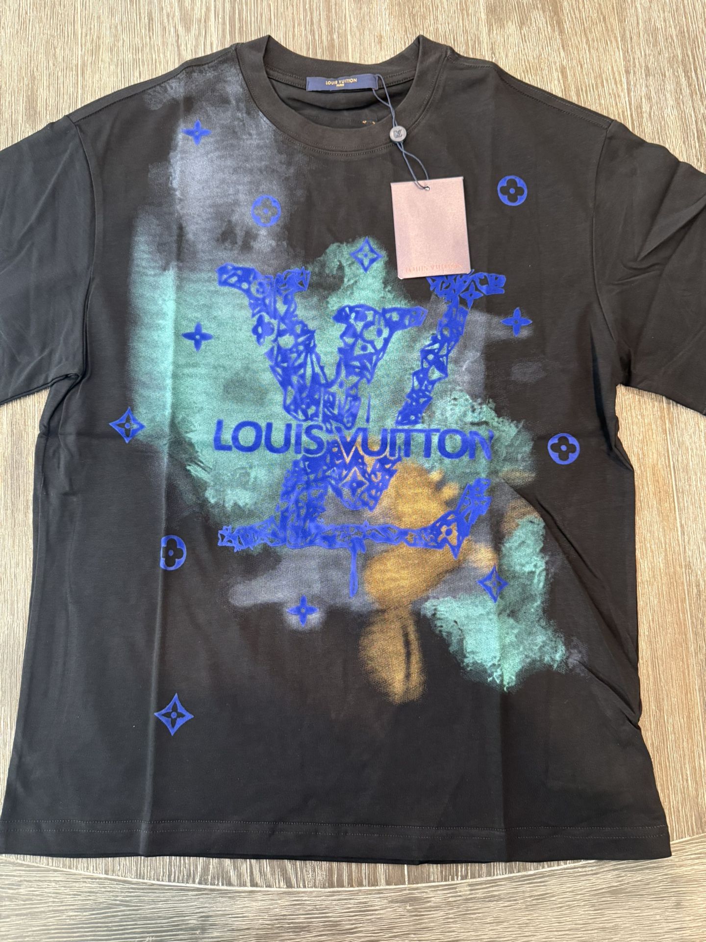 Louis Vuitton Shirt Monogram Black Size M