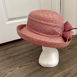 Elegant Scala Pink Women's Hat
