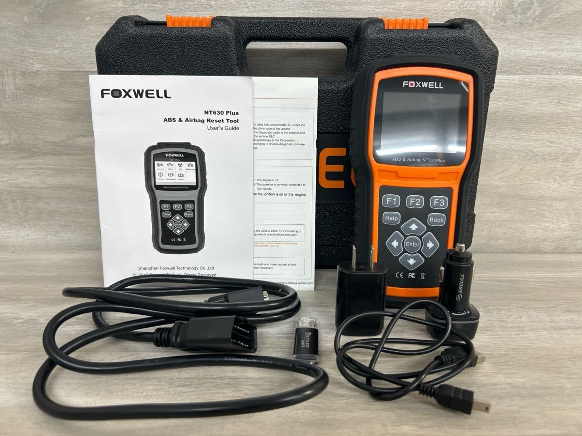 Foxwell Nt630 Plus SRS SAS ABS Bleeding Obd2 Scanner Code Reader Diagnostic Tool(PO1021054)