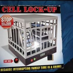 Cell Lock-Up Jail for 6 Cell Phones with Electronic Alarm Lock & Timer New In Opened Box