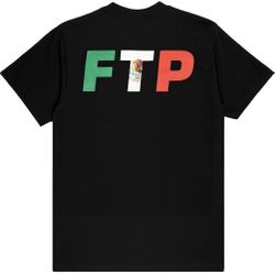 FTP MEXICAN FLAG LOGO TEE (BLACK)