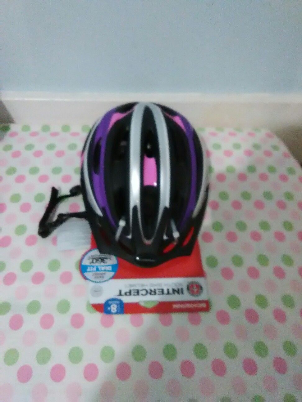 LAST DAY SALE. MOVING 4-23. Girls/Teen BRAND NEW PINK/PURPLE BIKE HELMET