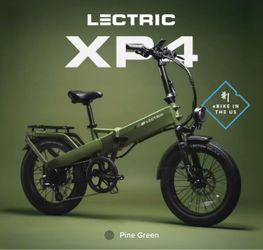 Lectric XP4 Folding ebike pine green