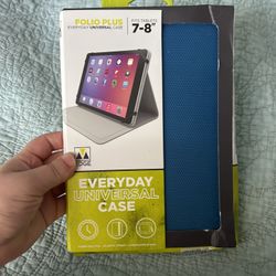 Folio Plus Universal Case Fits Tablets 7-8” Box Is A Little Damaged