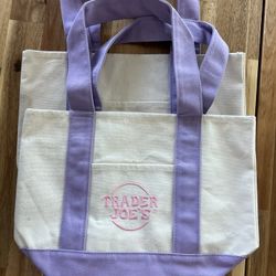 NEW Trader Joe’s Pastel Mini Tote Bag (Murrieta) 