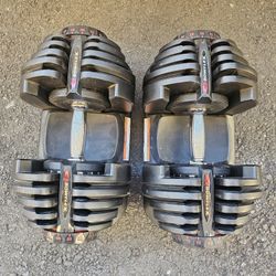 Pair Of Bowflex Dumbbells 90lbs Each 