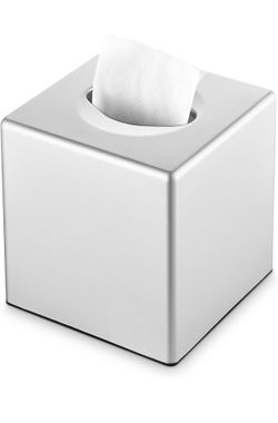 Modern Silver Decorative Tissue Box Holder