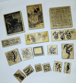 A Varity OF Ink Stamps  
