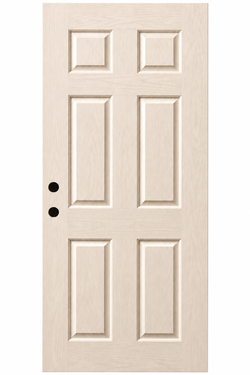 Fiberglass 6-Panel Textured Interior Prehung Door 36" x 80"