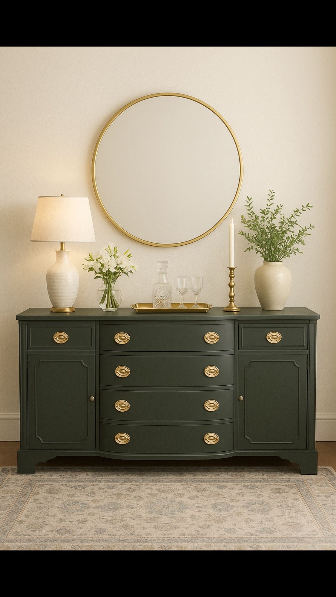 Antique Buffet, Console, Dresser 